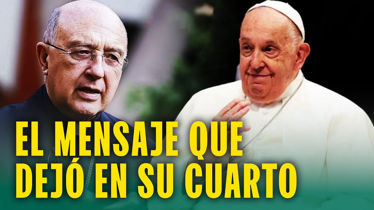 En sus últimos momentos de vida: Papa Francisco dejó carta a sus amigos y emotiva nota en la pared