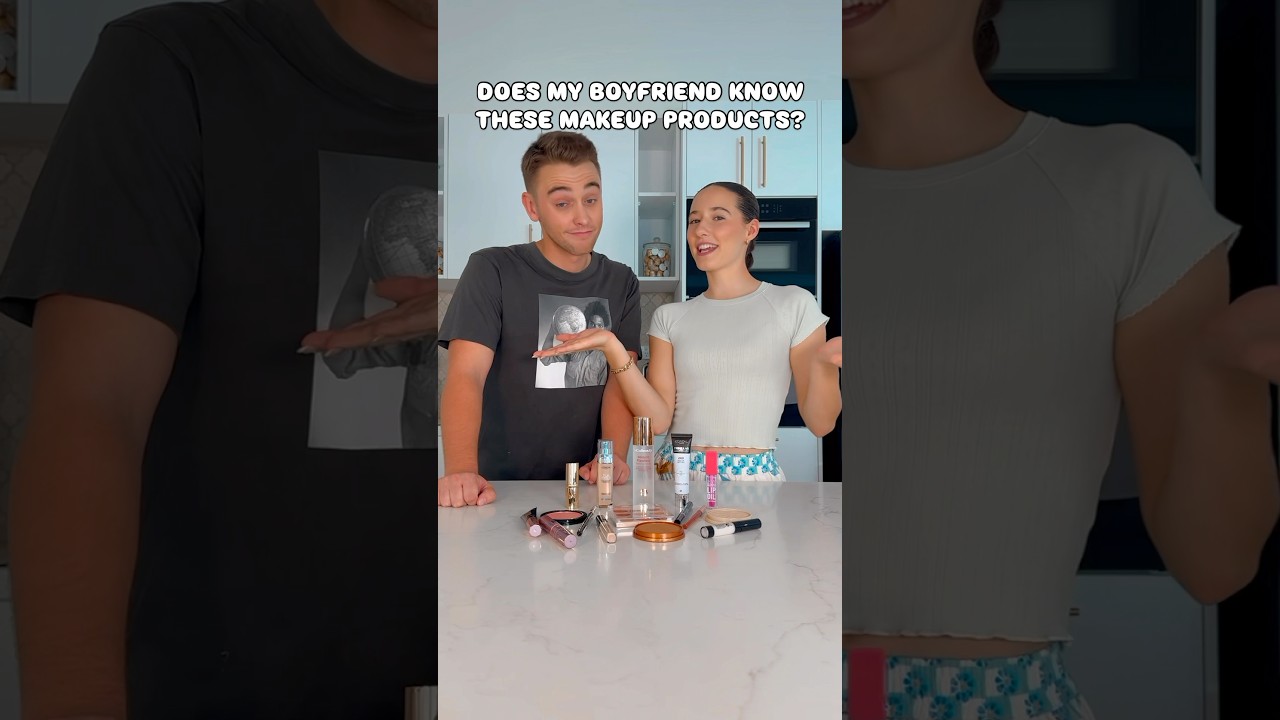 DOES MY BOYFRIEND KNOW MAKEUP PRODUCTS? 😳🤣