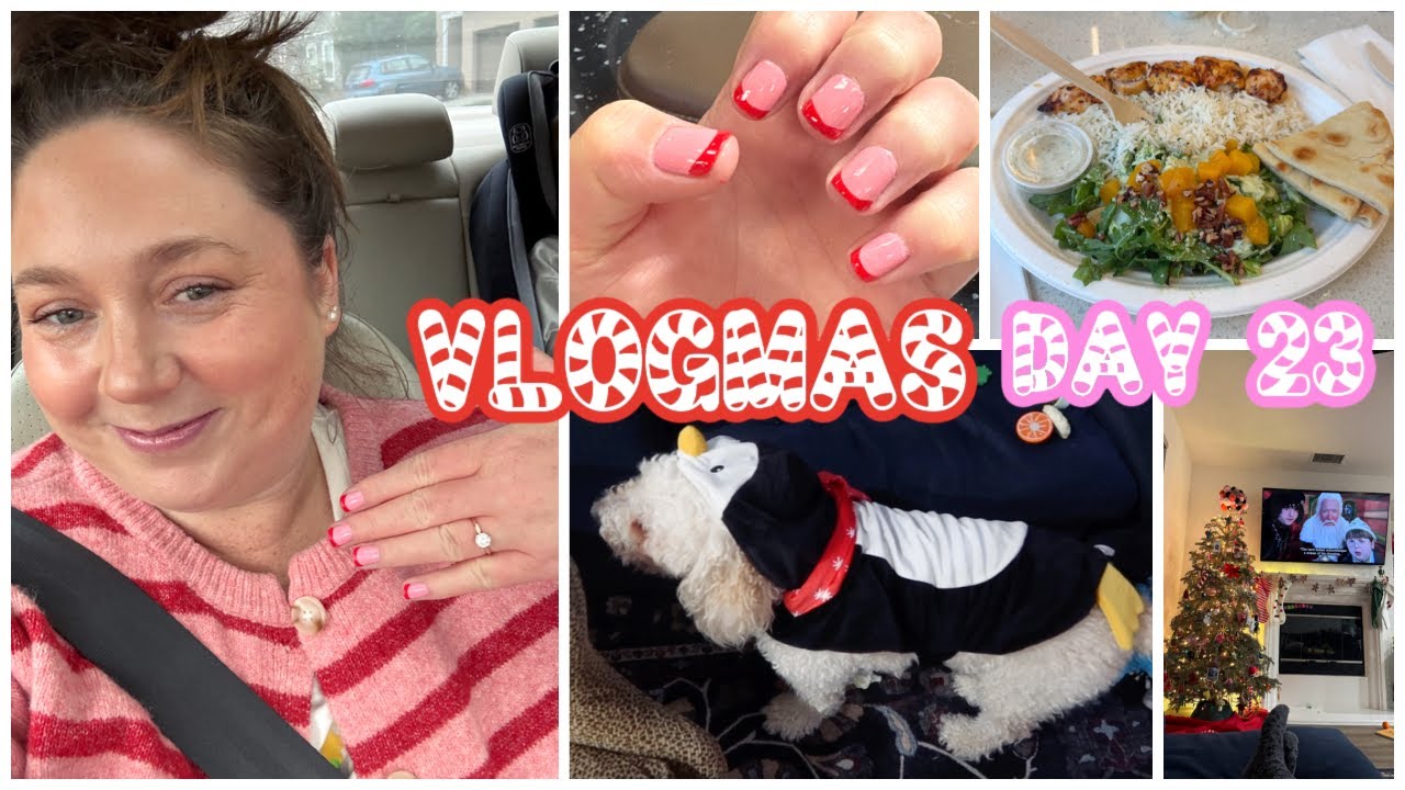 23-й день Vlogmas! Имбирные пряники, «Крепкий орешек» и покупки в последнюю минуту | 2025