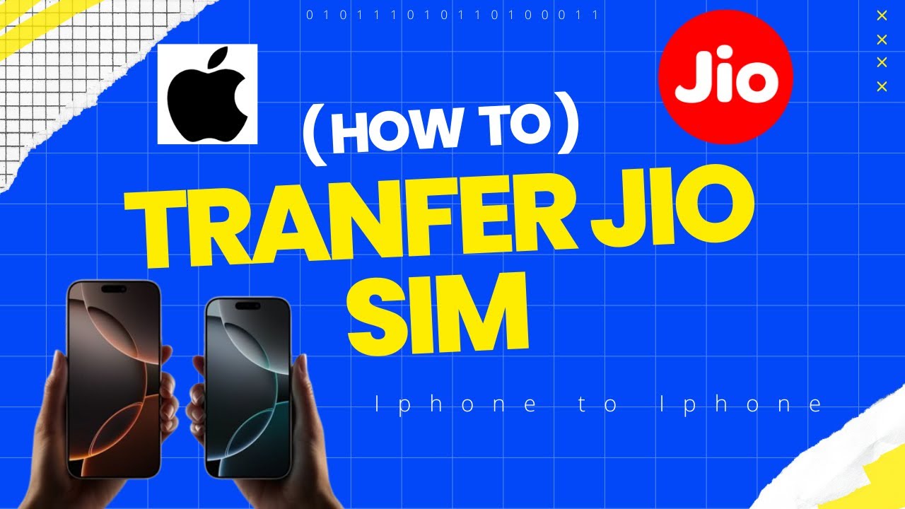Jio SIM Transfer to New iPhone &ndash; Quick & Simple Setup..