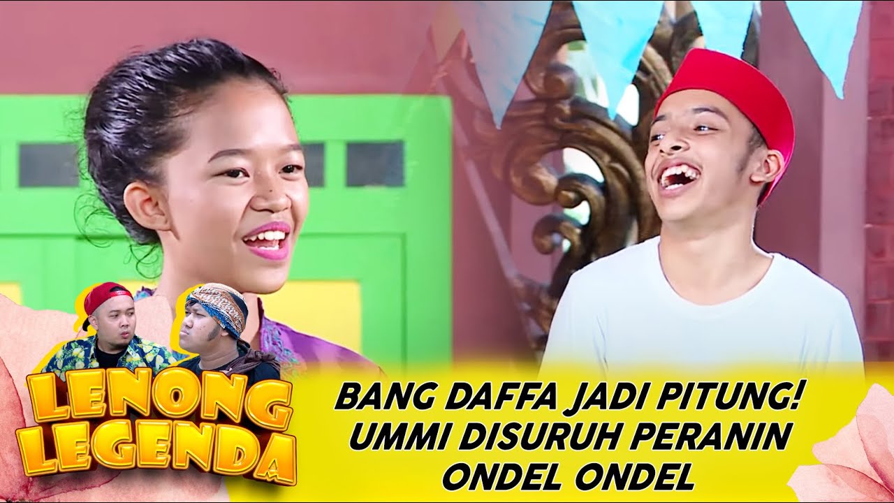 BANG DAFFA COSPLAY JADI PITUNG! UMMI DISURUH PERANIN ONDEL ONDEL - LENONG LEGENDA