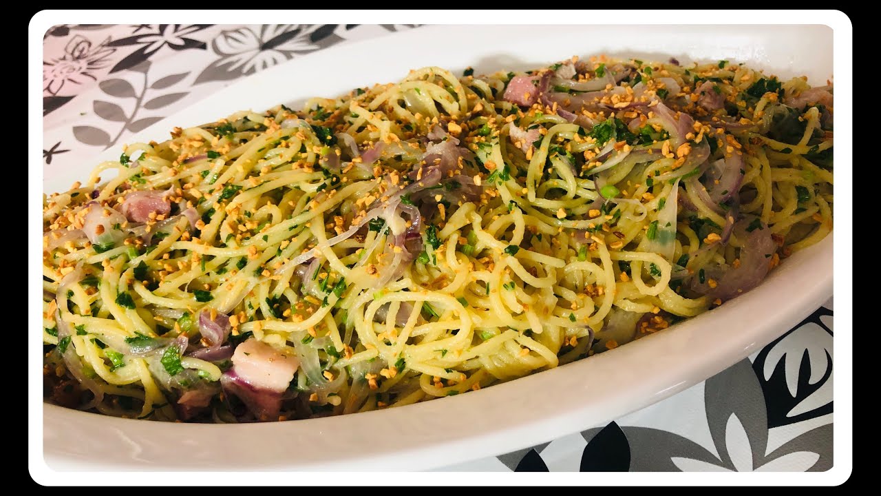MACARRÃO COM BACON