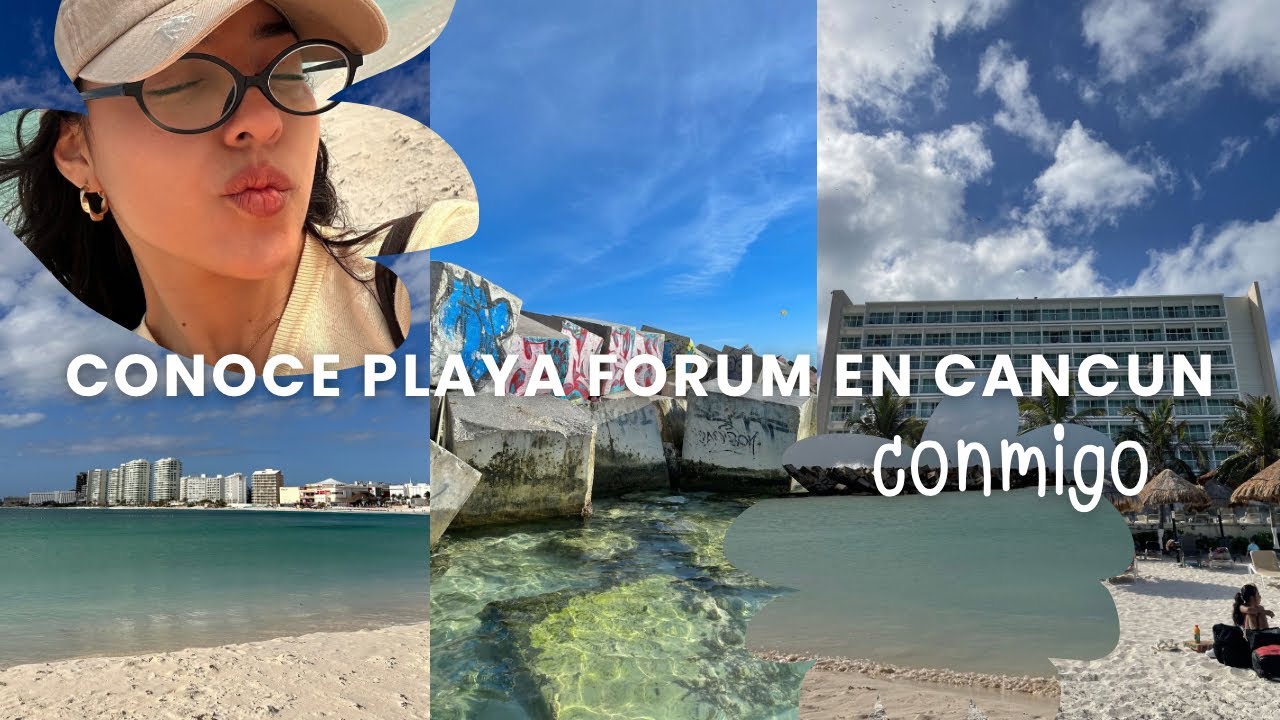 👉 La playa MÁS famosa de Cancún 😱 | Así es Playa Forum ¿vale la pena? 