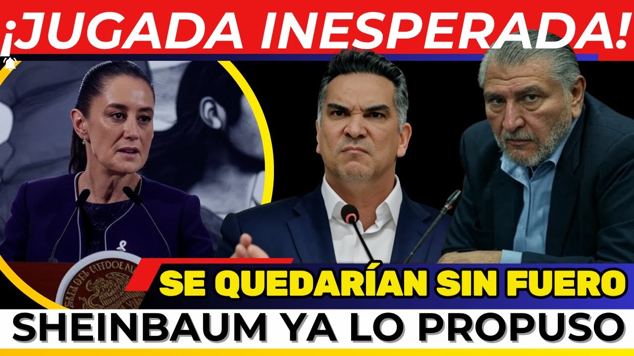 Se quedar&aacute;n SIN FUERO: la jugada INESPERADA de Claudia Sheinbaum.