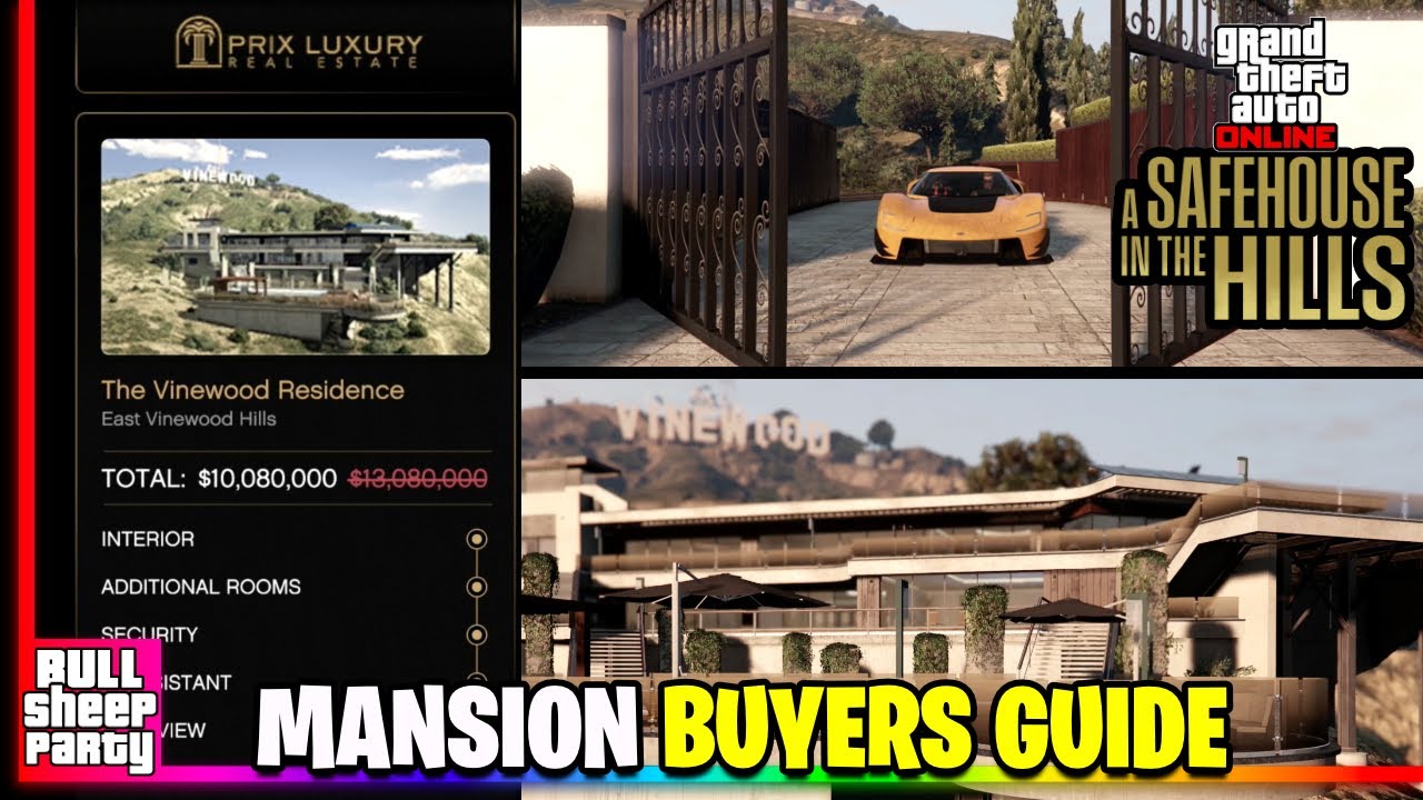 Руководство покупателя особняка в GTA Online | Какой особняк лучше всего подходит для GTA 5 + Инт...