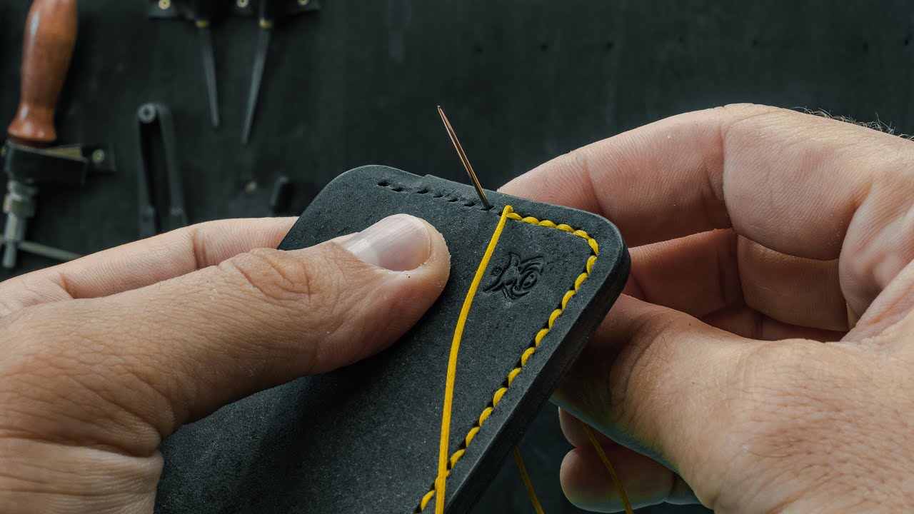 Hand Stitching in Leather Craft