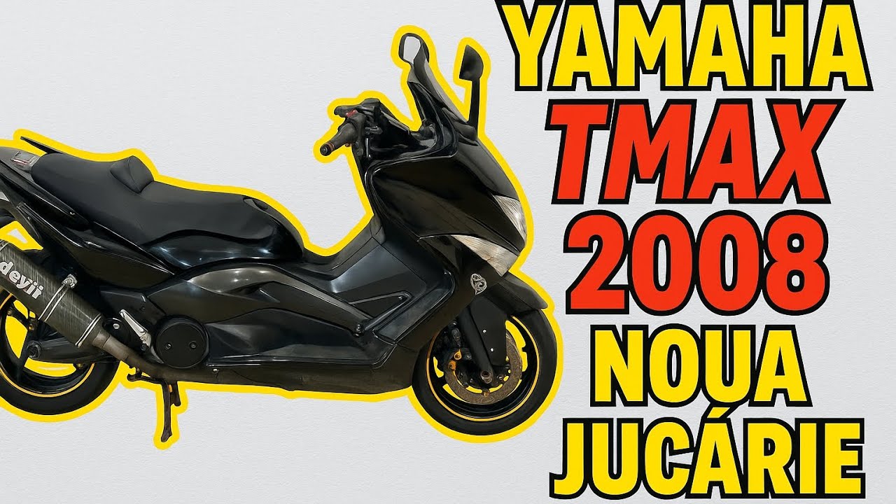 Noua jucărie , al doilea T-max , model 2008, 500cc moto deghizat in scuter 😈😈😈