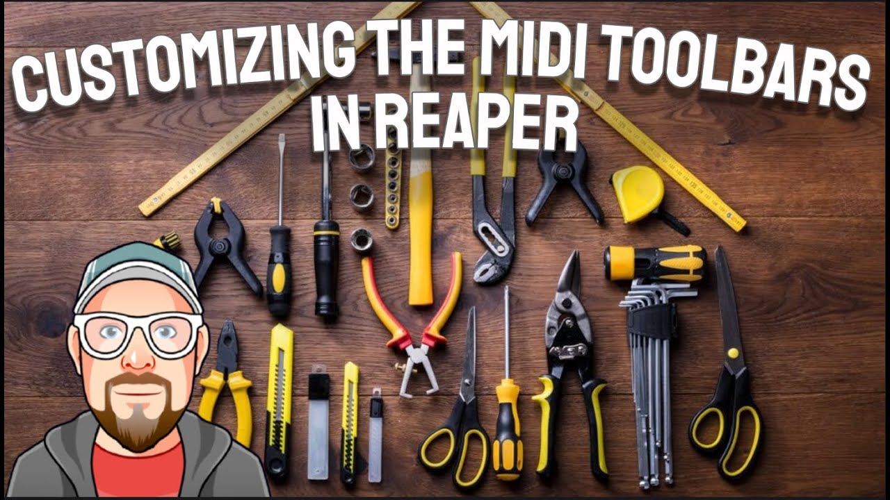 Customizing the MIDI Toolbars in REAPER
