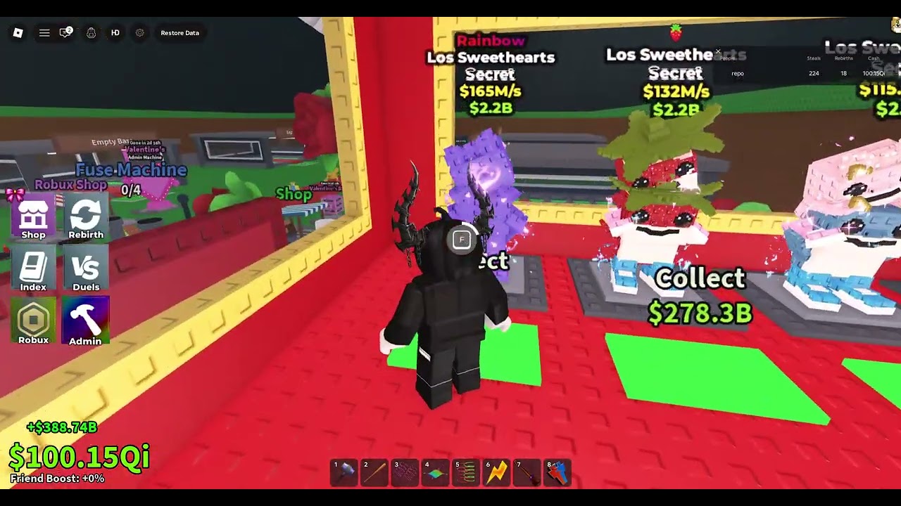 showing you all the los sweet heart and the secret fused