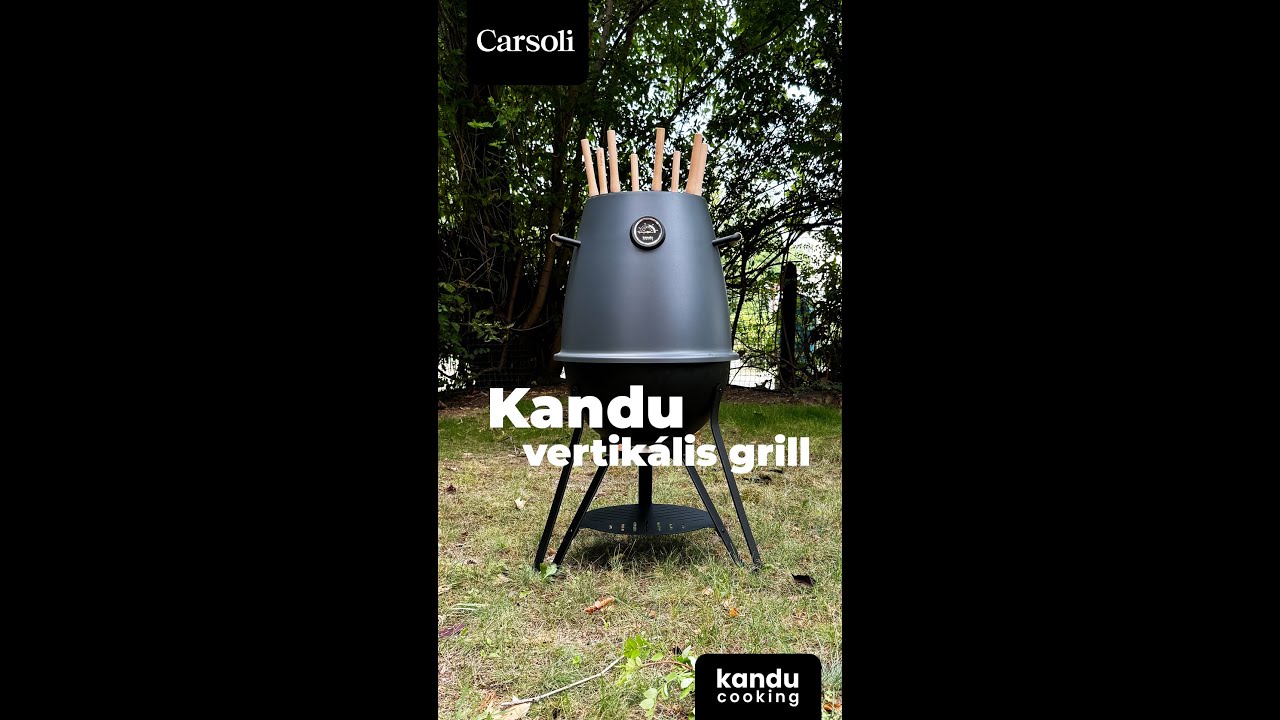 Kandu vertikális-grill unboxing és összeszerelés