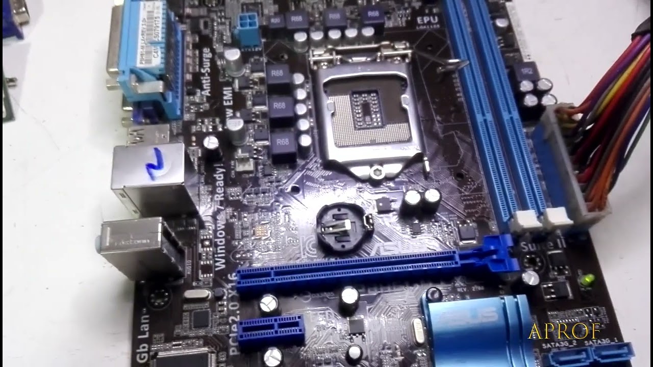 ASUS P8H61 M LX R2 00 İşlemci Olmadan Start Almaz