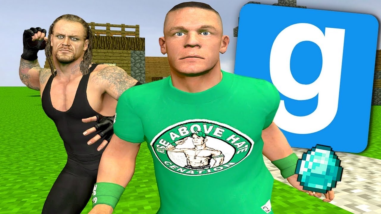 MEZAR TAŞINA ELMAS SAKLAYANLAR (Gmod Hide and Seek WWE Edition)
