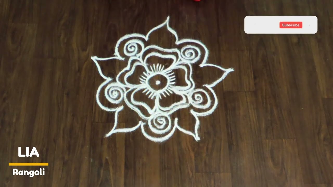 simple and easy rangoli designs for daily use / beautiful kolam designs with dots