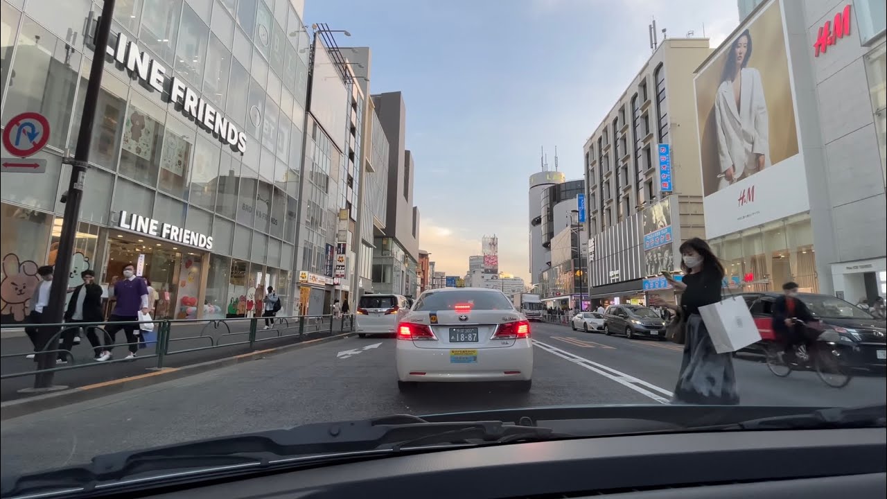 明治通り 全線 新木場~古川橋 Onboard on all routes of the Meiji-dori Ave. (Shinkiba → Furukawabashi)
