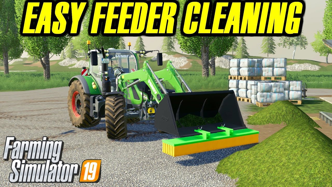 FARMING SIMULATOR 2019 FLIEGL SHOVELS  + BROOM
