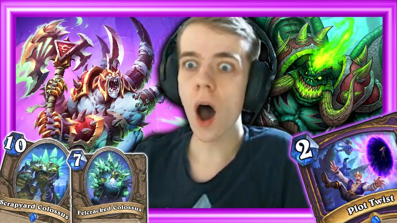 Fel Lord + Plot Twist + Scrapyard Colossus = SUPER BUSTED!!