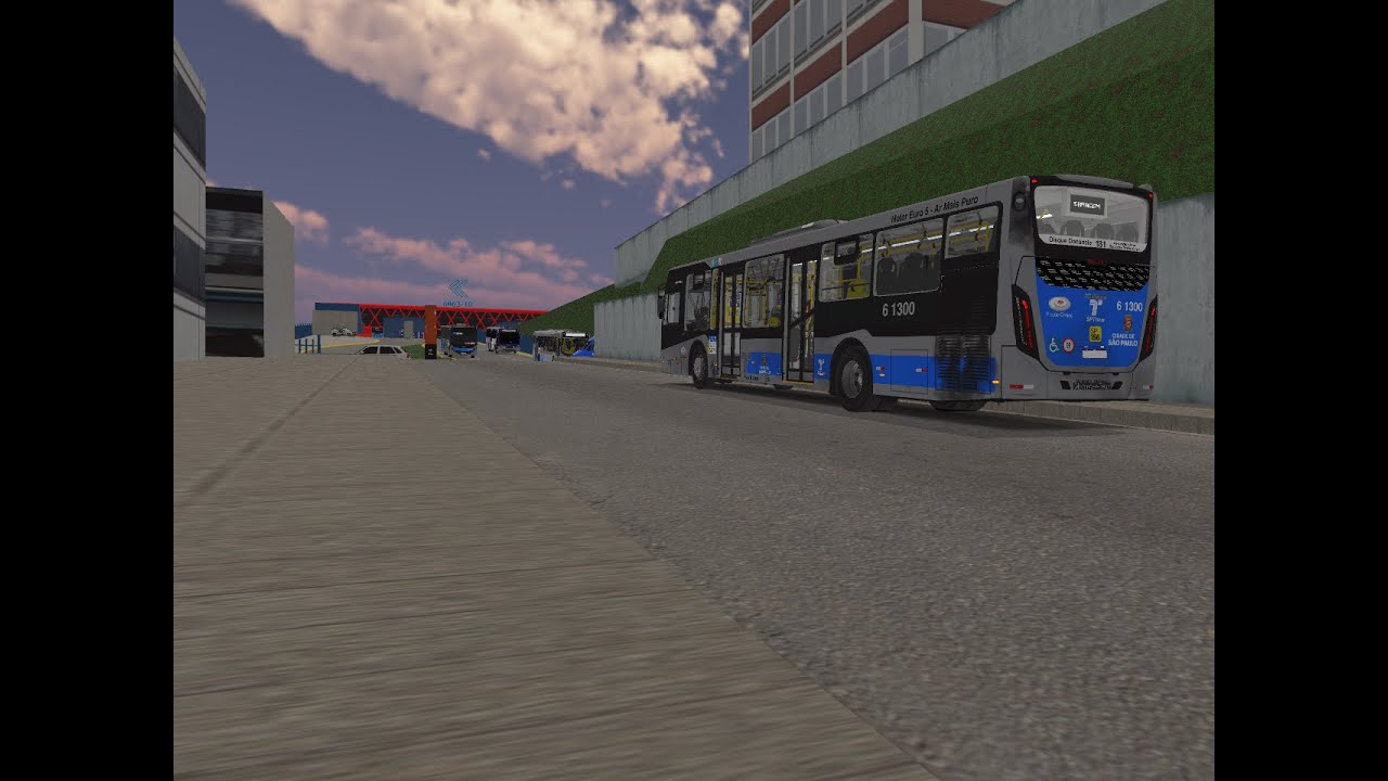 Proton bus Movimentação de ônibus em frente do Term. Grajaú