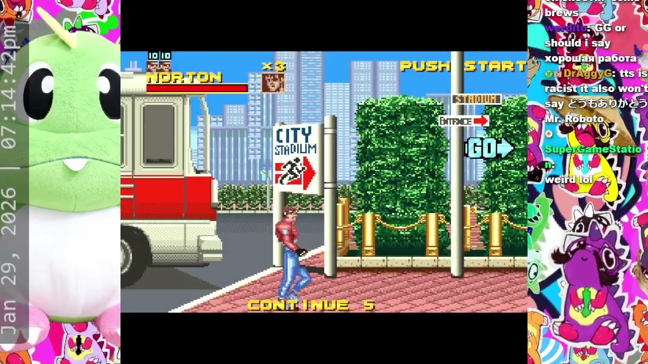 Rushing Beat (SNES) First Time Clear! | Norton