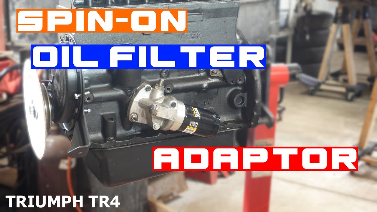Triumph TR4 - Engine Rebuild #16: Oil Filter Conversion (and More) | Roundtail Restoration