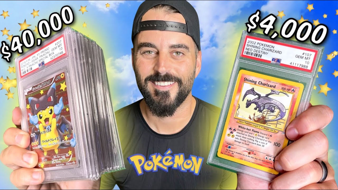 MY BEST CHARIZARDS! - Looking At My PSA 10 Graded Charizard Collection