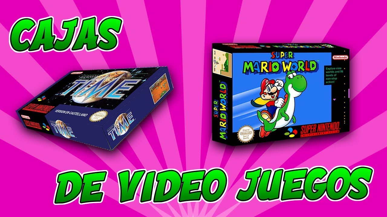 CAJAS de VIDEOJUEGOS 🎮 - Super Nintendo
