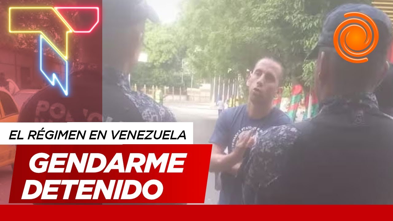 El régimen de Venezuela confirmó la detención del gendarme argentino: 