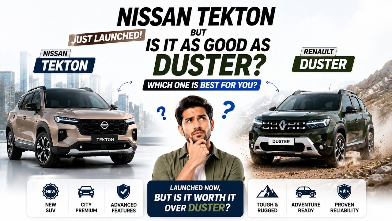 Nissan Tekton vs Renault Duster &ndash; Which SUV Should You Buy? #viral #nissan an #renault #duster