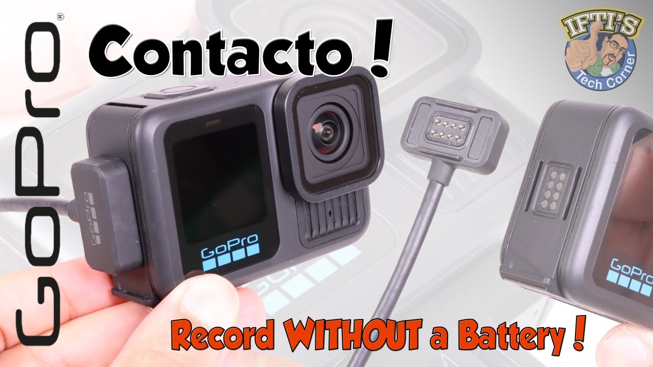 Комплект GoPro Contacto с магнитной дверцей и кабелем питания — снимайте без аккумулятора?! — ОБЗОР