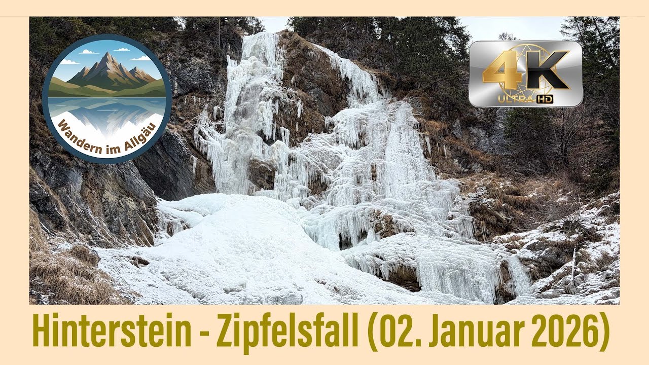 Hintersteiner Wasserfälle (2. Januar 2026)