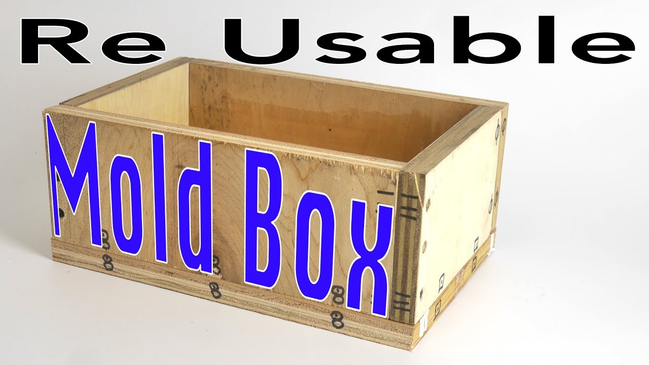 Reusable plywood Mold Boxes for Silicone molds & Casting Urethane parts