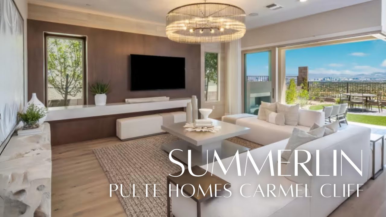 Summerlin Carmel Cliff Community - Single Story with 4BD, 3.5BA, 2,851+sqft, 3 Car Garage