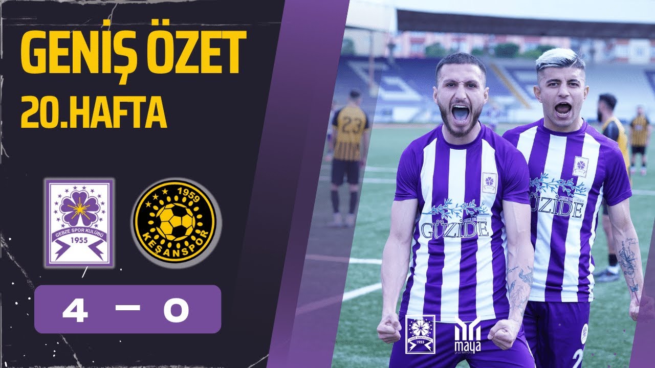 Gebzespor - Keşanspor Geniş Maç Özeti