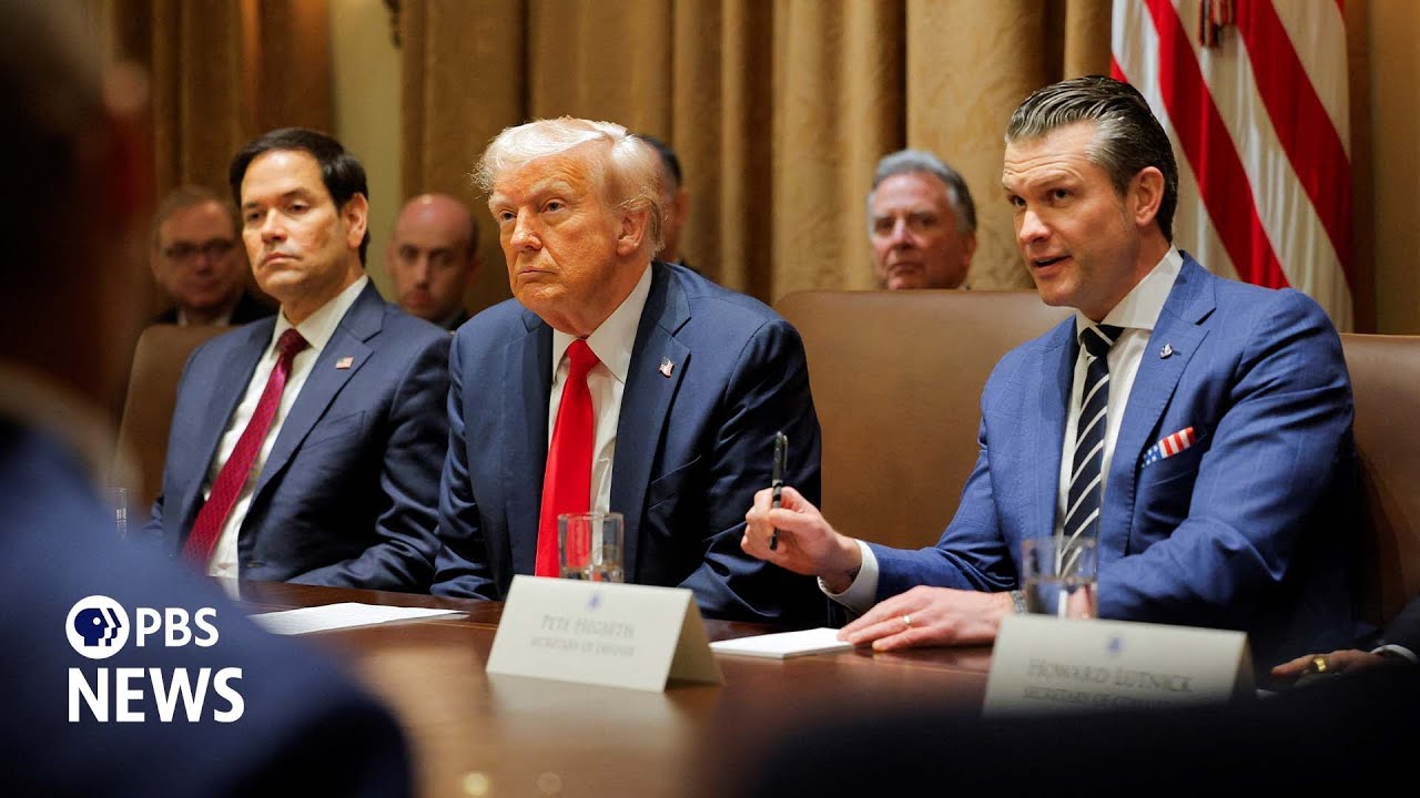 WATCH: 3 moments from Trump's 1st Cabinet meeting