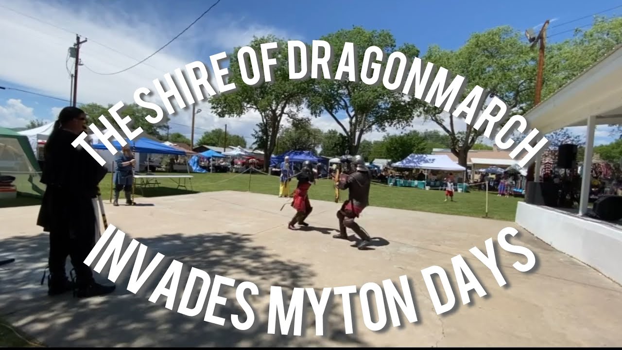 Intense SCA Heavy Combat at Myton Days Festival