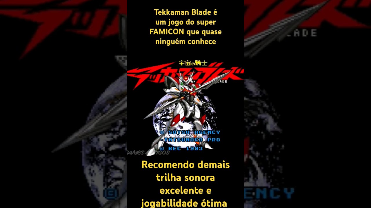VOC&Ecirc; CONHECE? TEKKAMAN BLADE. #jogosretro #supernintendo #tekkamanblade