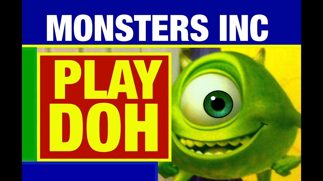Play Doh Monsters Inc Disney Pixar Mold A Monster Toy Review by Mike Mozart of TheToyChannel