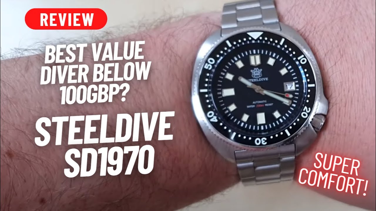 REVIEW: STEELDIVE 1970 44MM AUTOMATIC DIVE WATCH