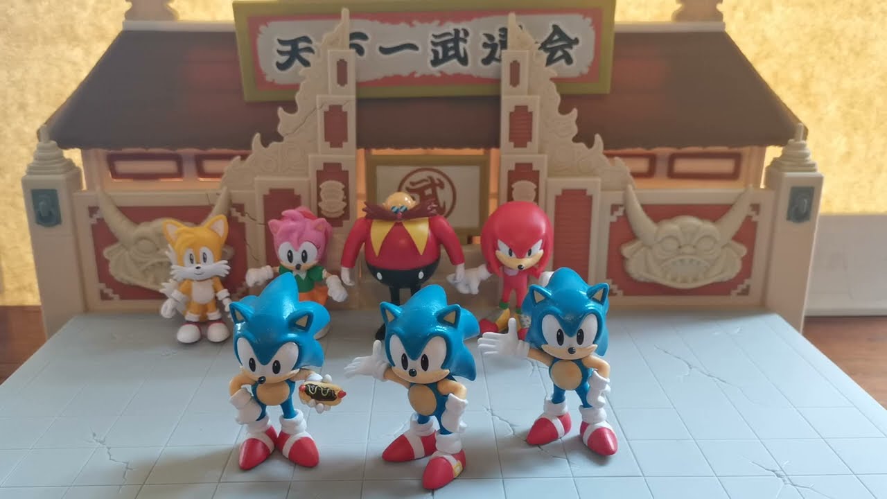 Classic Sonic, Tails, Knuckles, Amy, Dr Eggman Figures Unboxing - Jakks Pacific - Sonic the Hedgehog