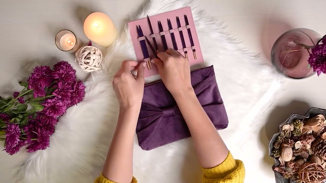 Kit Agulhas Circulares Intercambi&aacute;veis Cubics J'adore - KnitPro