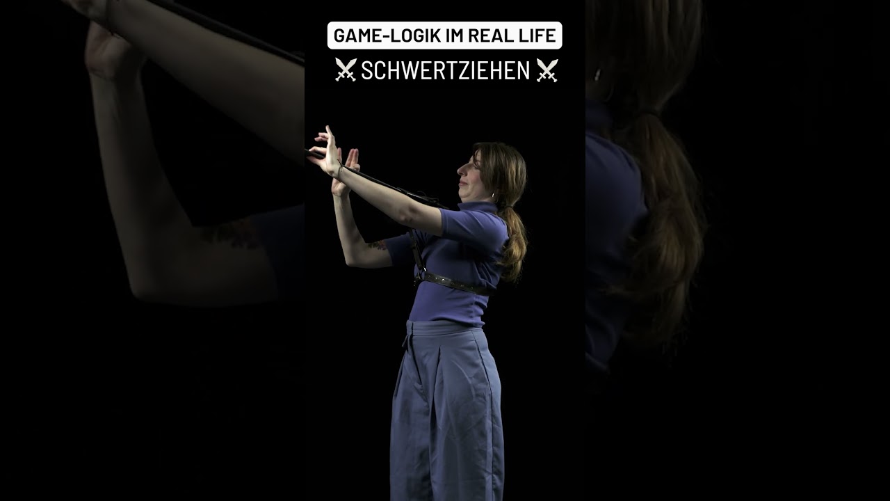Schwertziehen vom R&uuml;cken - ein h&ouml;chst wissenschaftlicher Reality-Check von Game Two #FF16 #Shorts