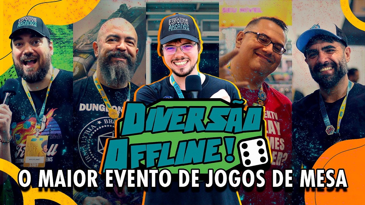 GUFGAR no DIVERSÃO OFFLINE 2025: MAIOR e com muito mais RPG!