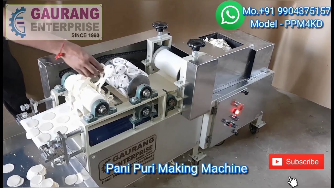 🆕panipuri Machine 🏻 Fully Automatic Pani Puri Making Machine Price !amazing!