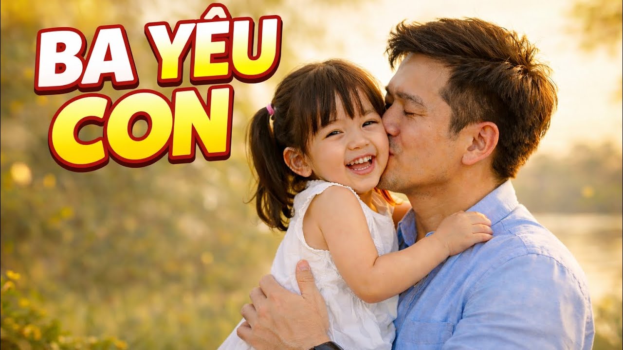 BA YÊU CON – Bản Nhạc Cảm Động Về Tình Cha Khiến Ai Nghe Cũng Rơi Nước Mắt
