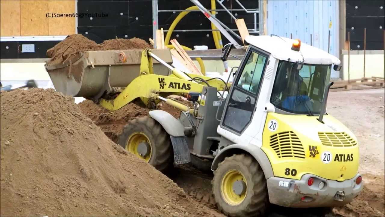 Radlader ATLAS 80 und Liebherr 538