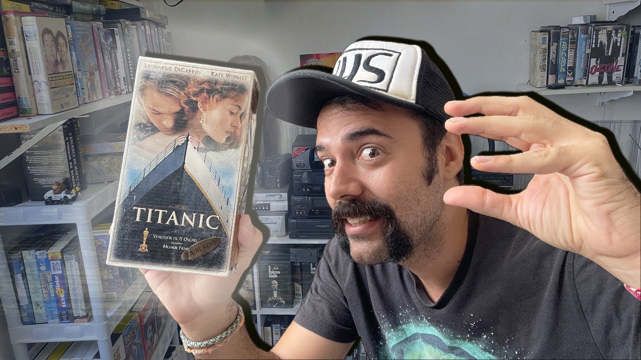 ABRI O VHS LACRADO DE FÁBRICA DO TITANIC!