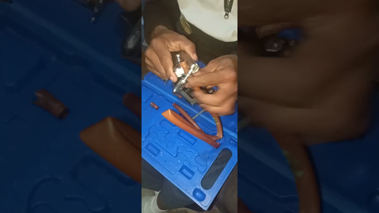cómo cortar tubo de refrigeración y hacer la boquilla