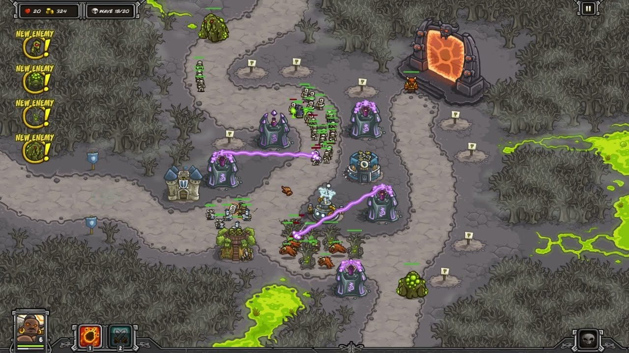 Kingdom Rush - Rotten Forest - Veteran - 3 Stars