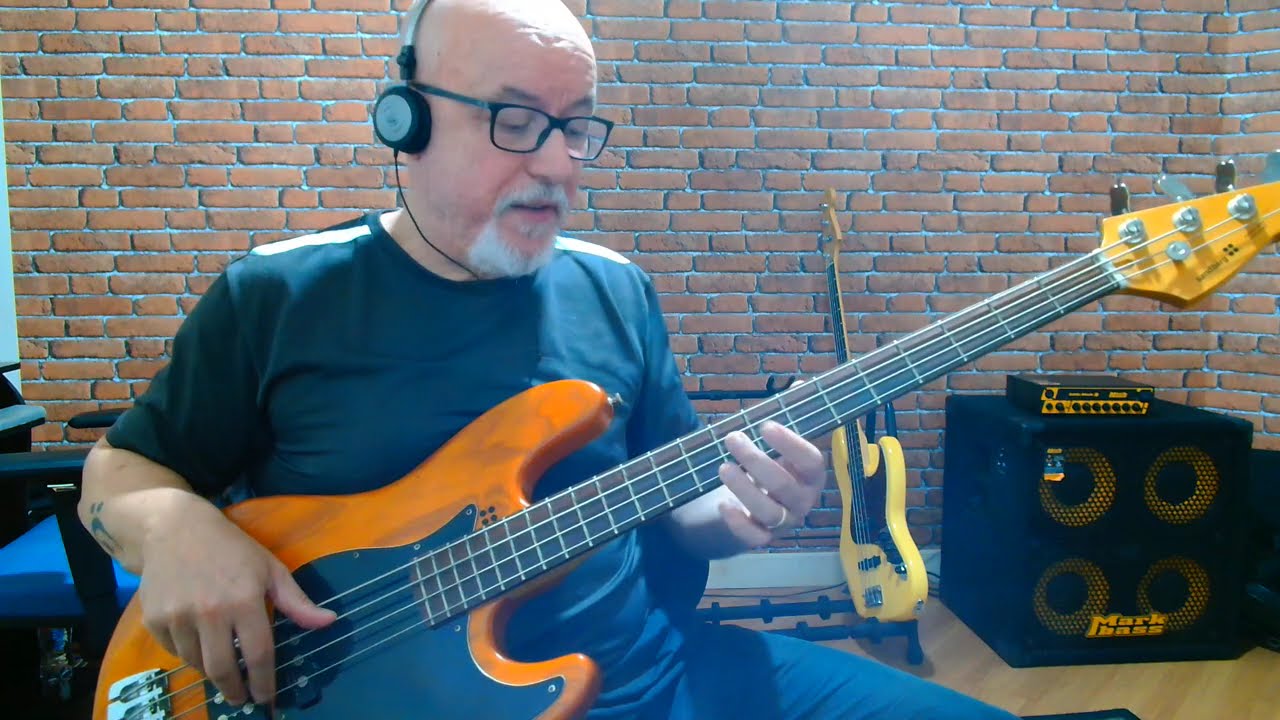 Estudo com backing track  - Aula Free de Contrabaixo  - Escalas / Arpejos/ Dicas etc