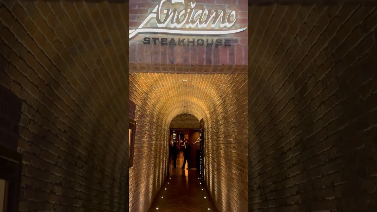 Ресторан Andiamos Steakhouse в отеле The D на Фримонт-стрит в Лас-Вегасе #steakhouselasvegas #las...