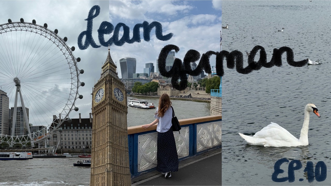 (with sub) Learn German with a VLOG! Ep. 10 / Explore London with me 🎡